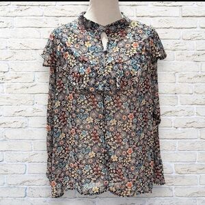 Flying Tomato Floral Print Women's Top / Blouse Size 2X